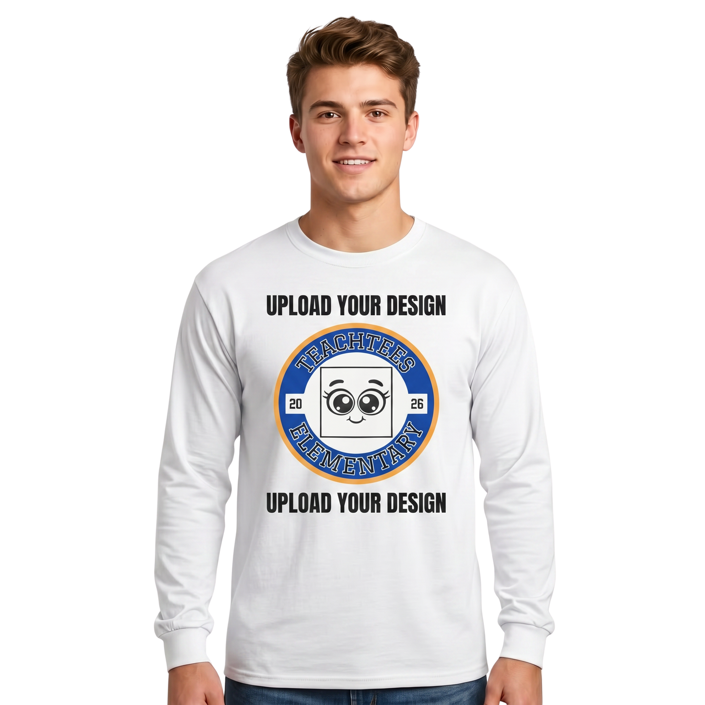 Customizable Adult Long Sleeve Tee
