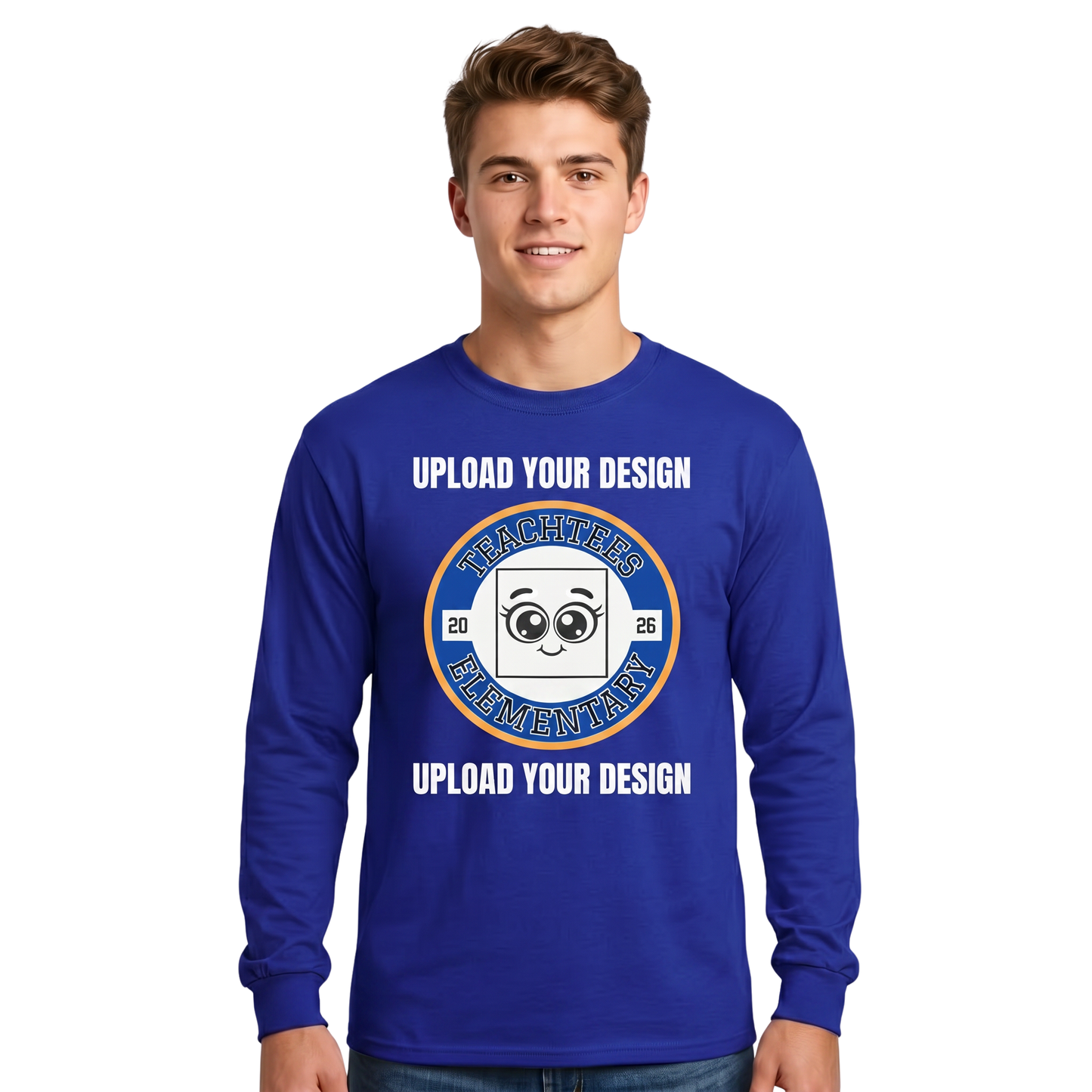 Customizable Adult Long Sleeve Tee
