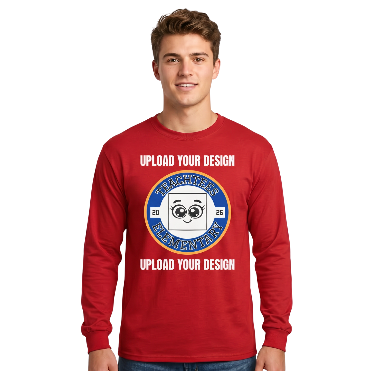 Customizable Adult Long Sleeve Tee
