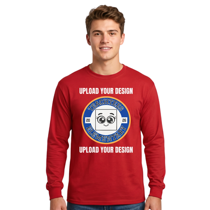 Customizable Adult Long Sleeve Tee