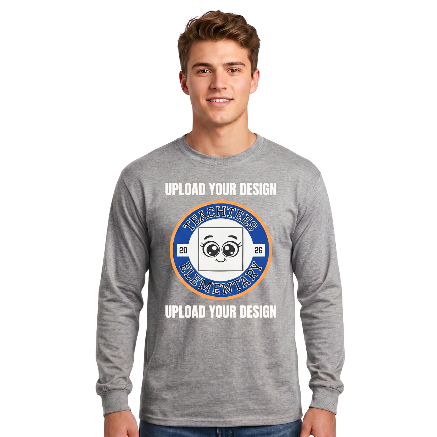 Customizable Adult Long Sleeve Tee