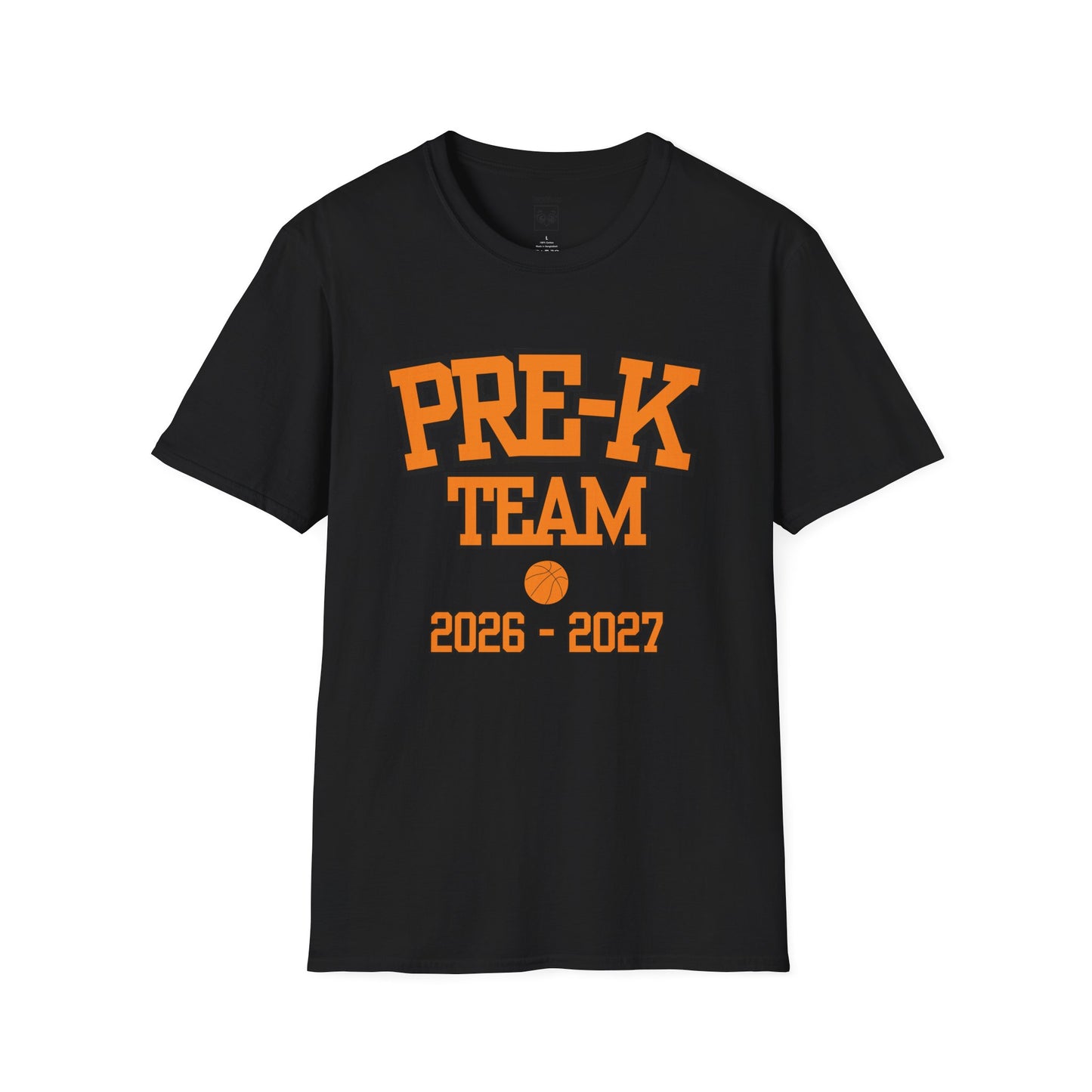 Pre-K Team 2026–2027 Orange Tee