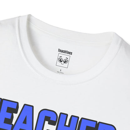 Teacher Off Duty Blue Tee