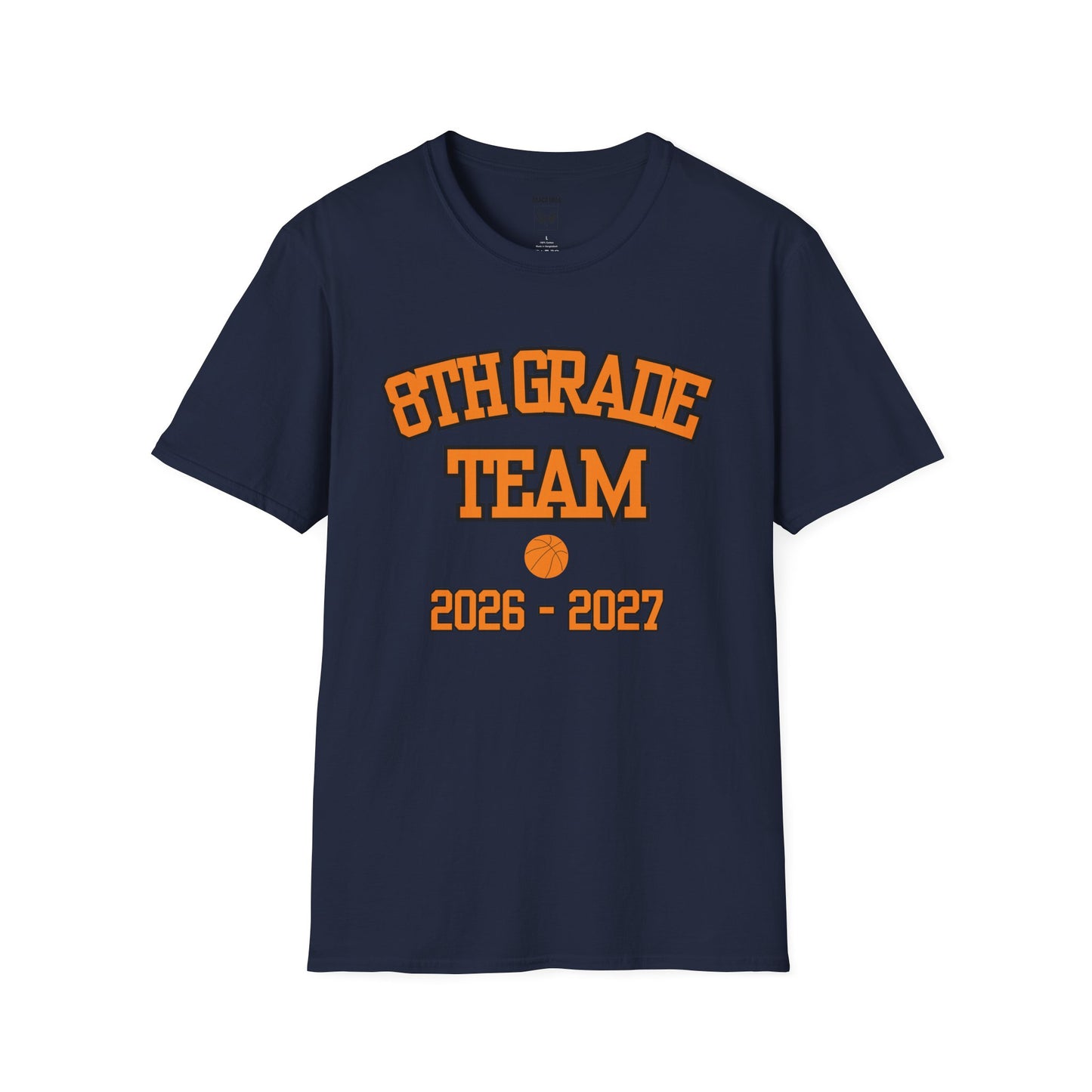 8th Grade Team 2026–2027 Orange Tee