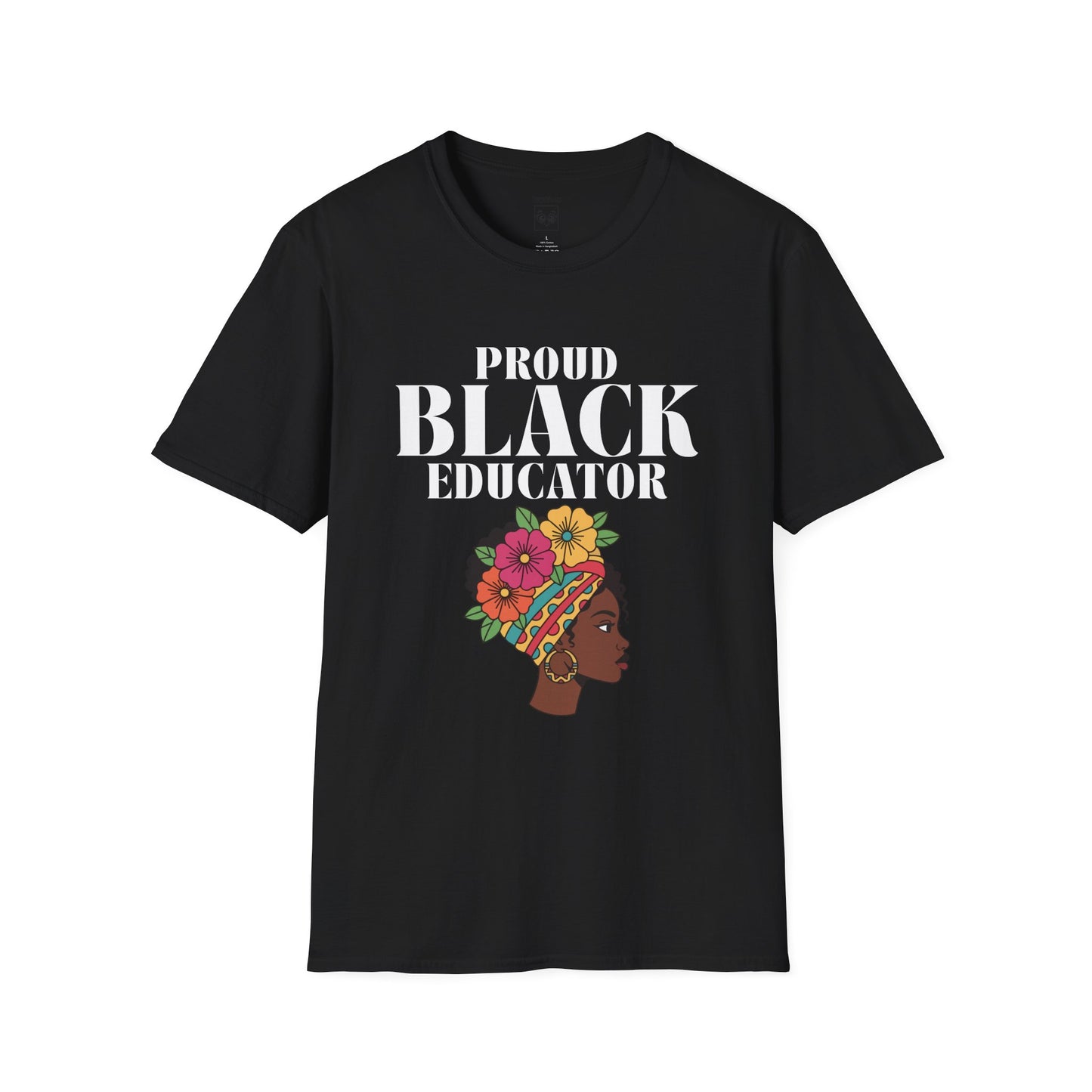 Proud Black Educator Dark Tee 1
