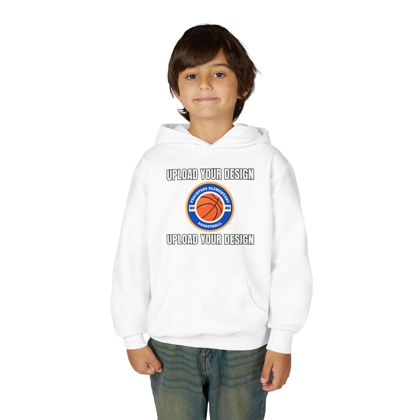 Customizable Youth Pullover Hoodie