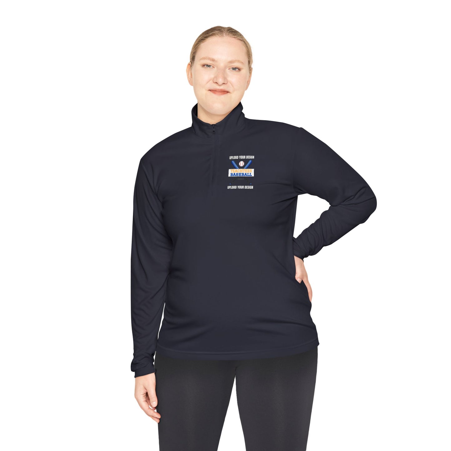 Customizable Adult Quarter-Zip Pullover