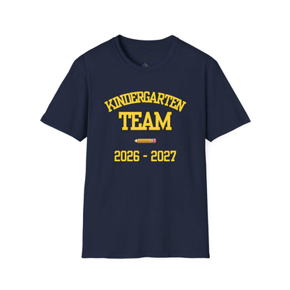 Kindergarten Team 2026–2027 Yellow Tee