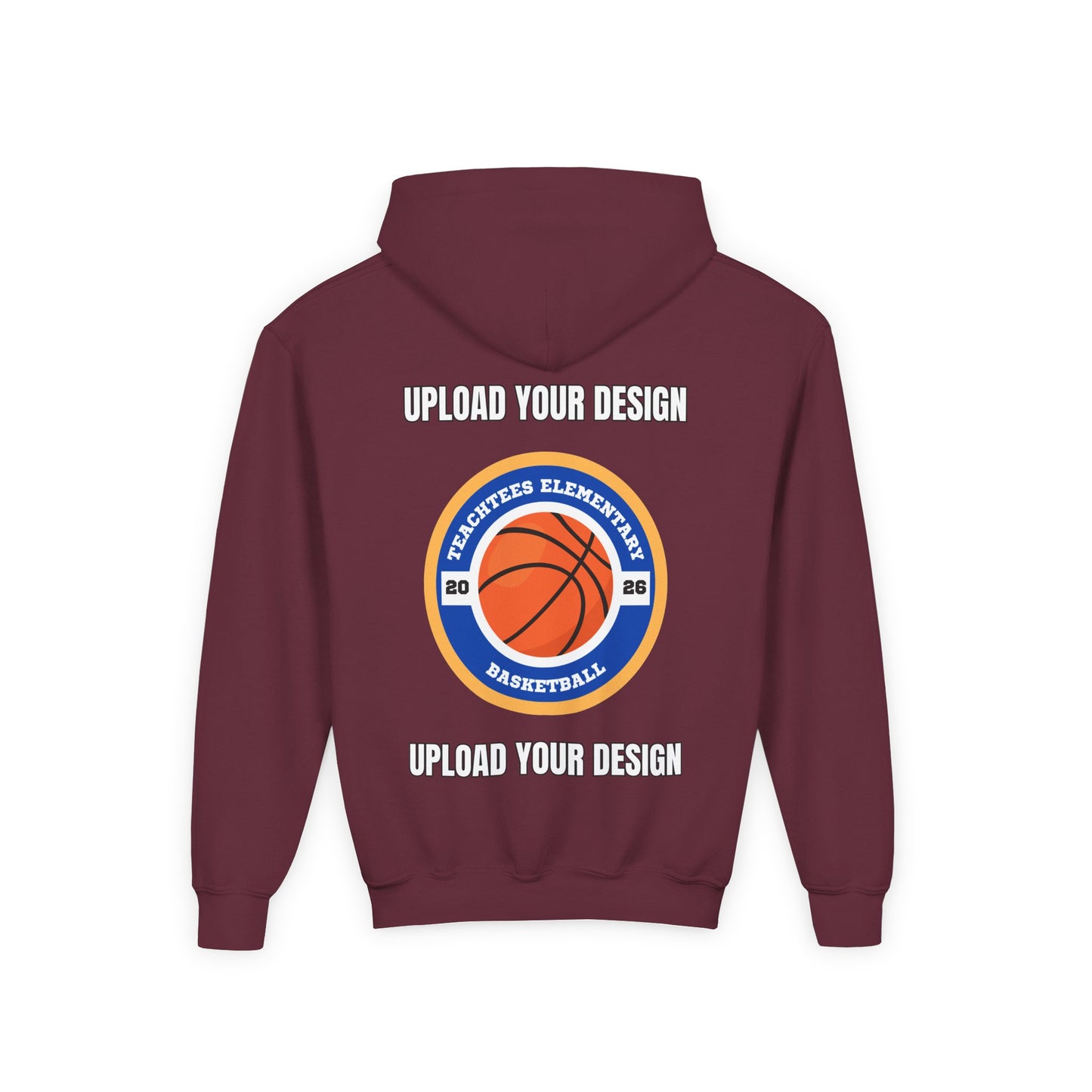 Customizable Youth Pullover Hoodie
