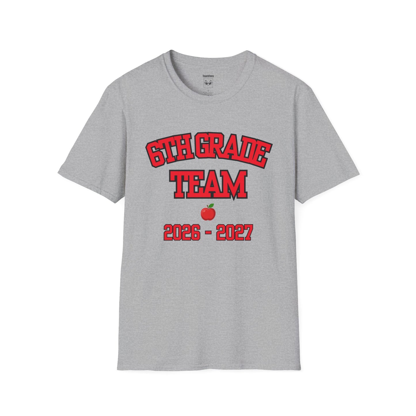 6th Grade Team 2026–2027 Red Tee