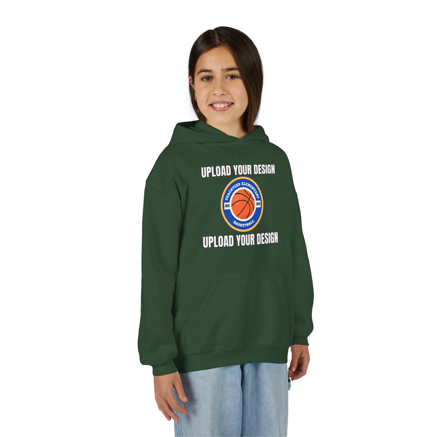 Customizable Youth Pullover Hoodie