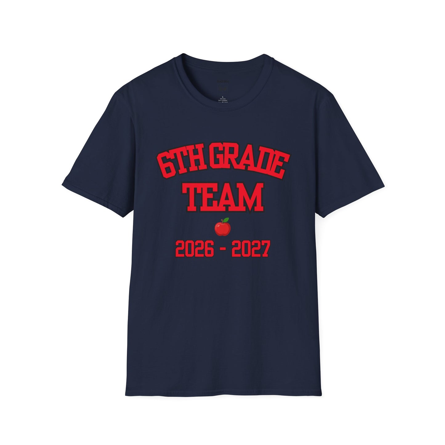 6th Grade Team 2026–2027 Red Tee