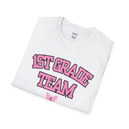 1st Grade Team 2026-2027 Pink Tee
