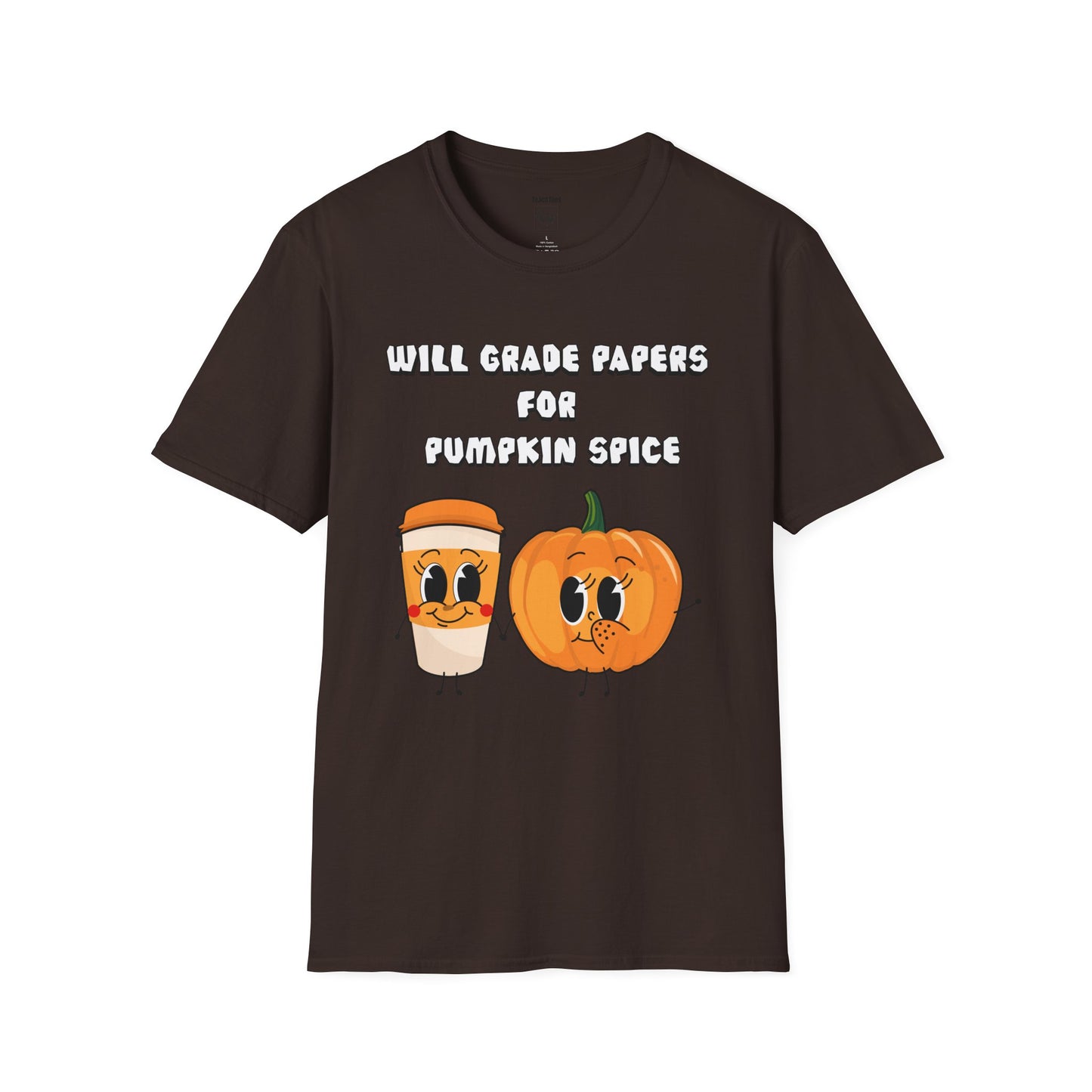 Will Grade Papers For Pumpkin Spice Tee