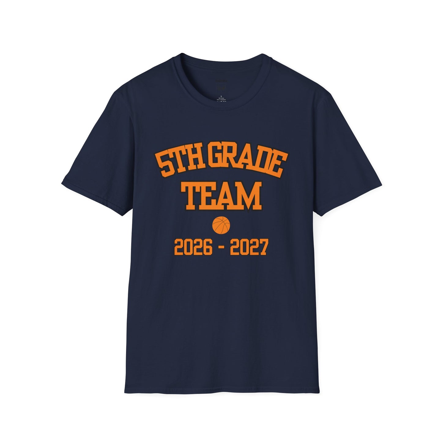 5th Grade Team 2026–2027 Orange Tee