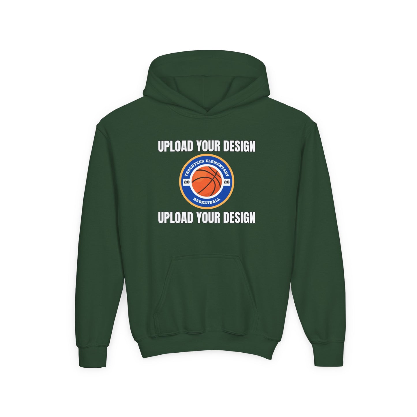 Customizable Youth Pullover Hoodie
