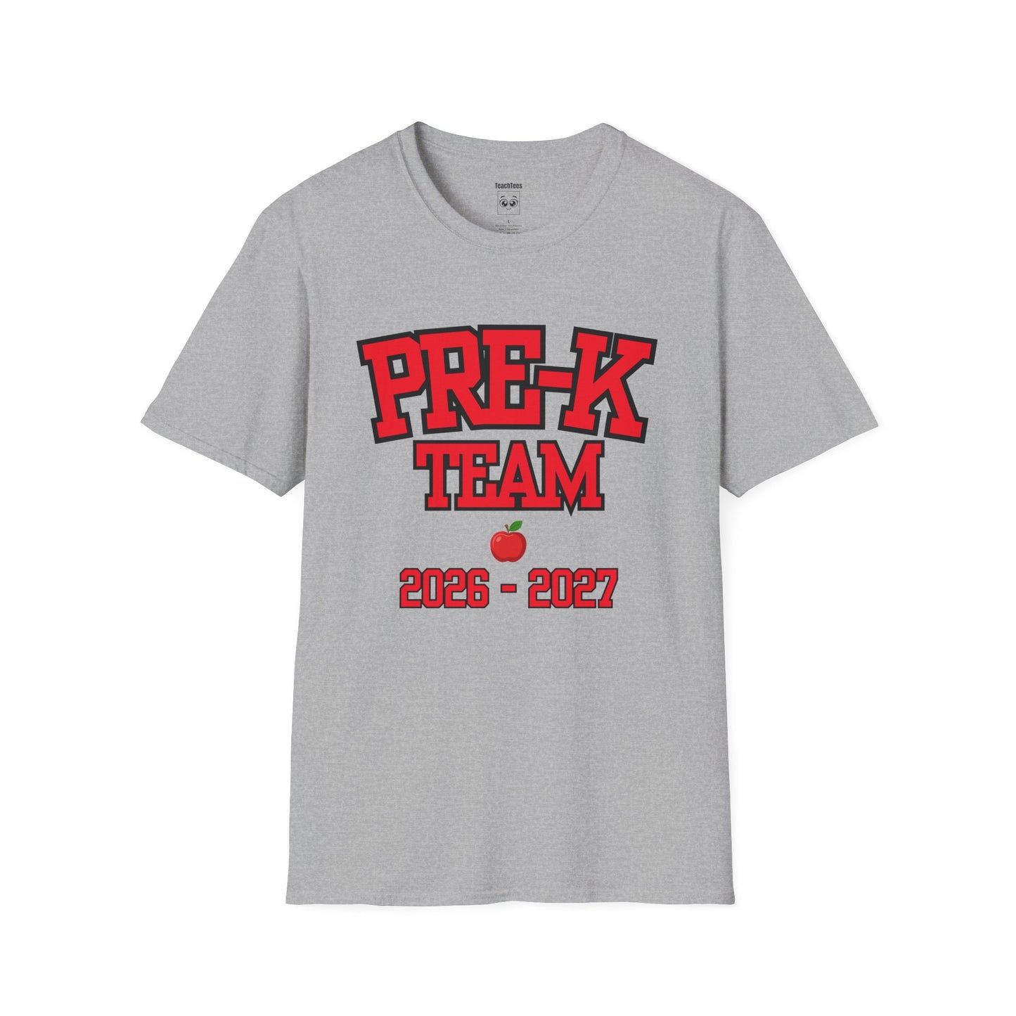 Pre-K Team 2026–2027 Red Tee