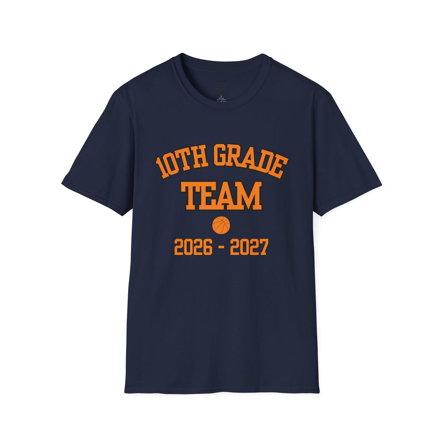 10th Grade Team 2026-2027 Orange Tee