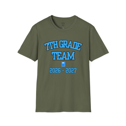 7th Grade Team 2026–2027 Blue Tee