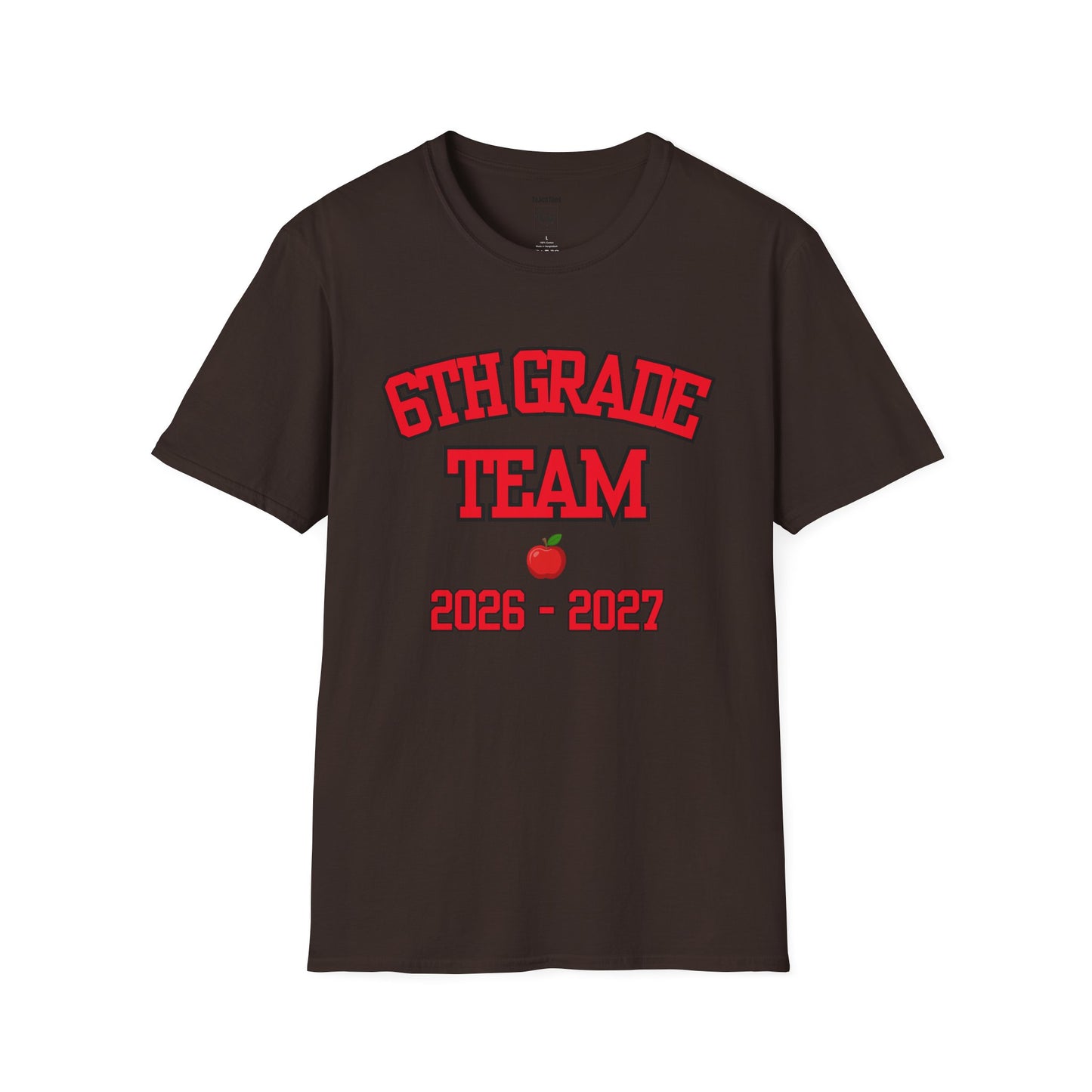 6th Grade Team 2026–2027 Red Tee