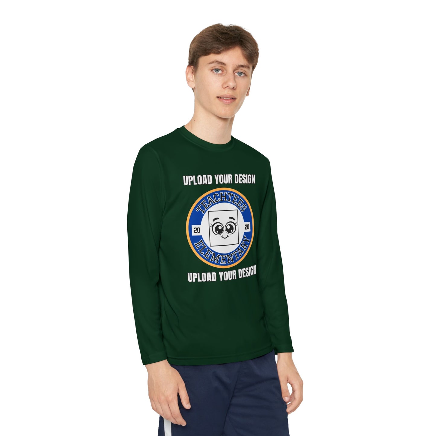 Customizable Long Sleeve Youth Tee