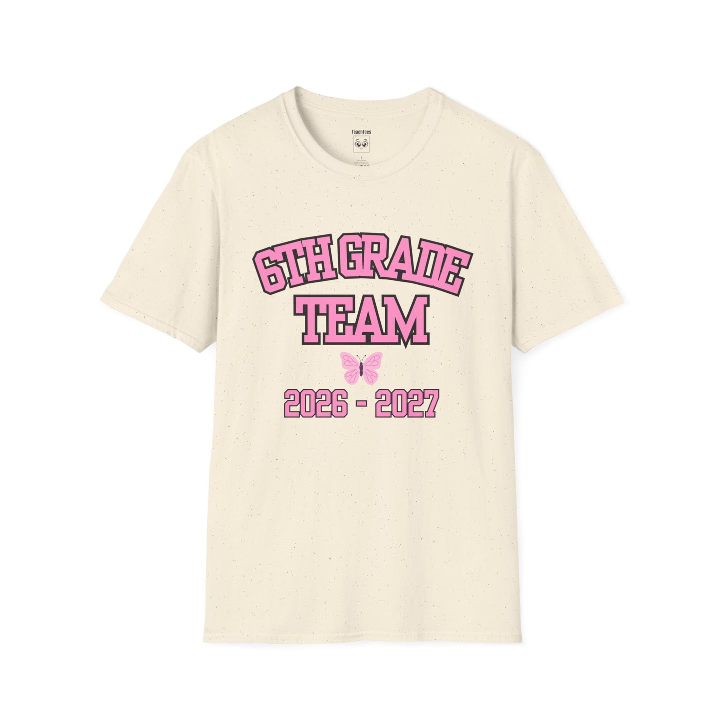6th Grade Team 2026–2027 Pink Tee