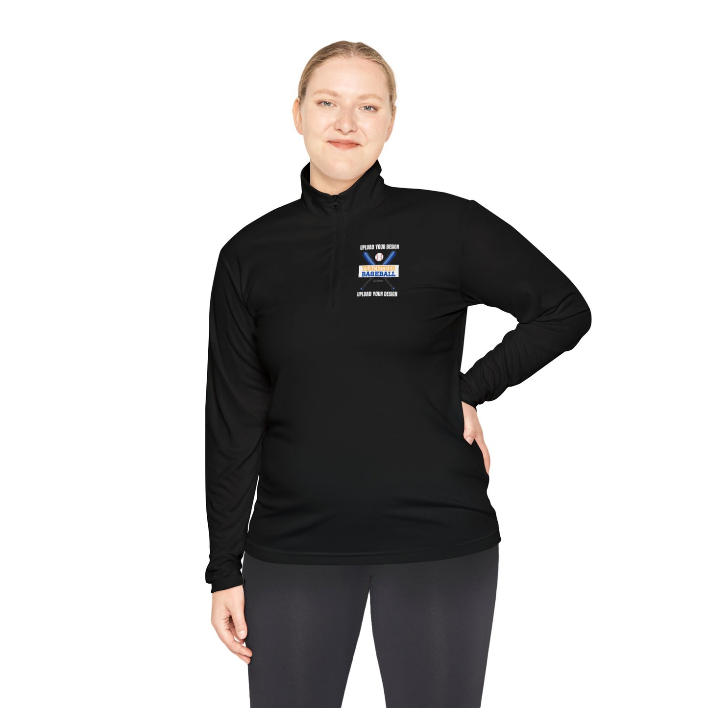 Customizable Adult Quarter-Zip Pullover