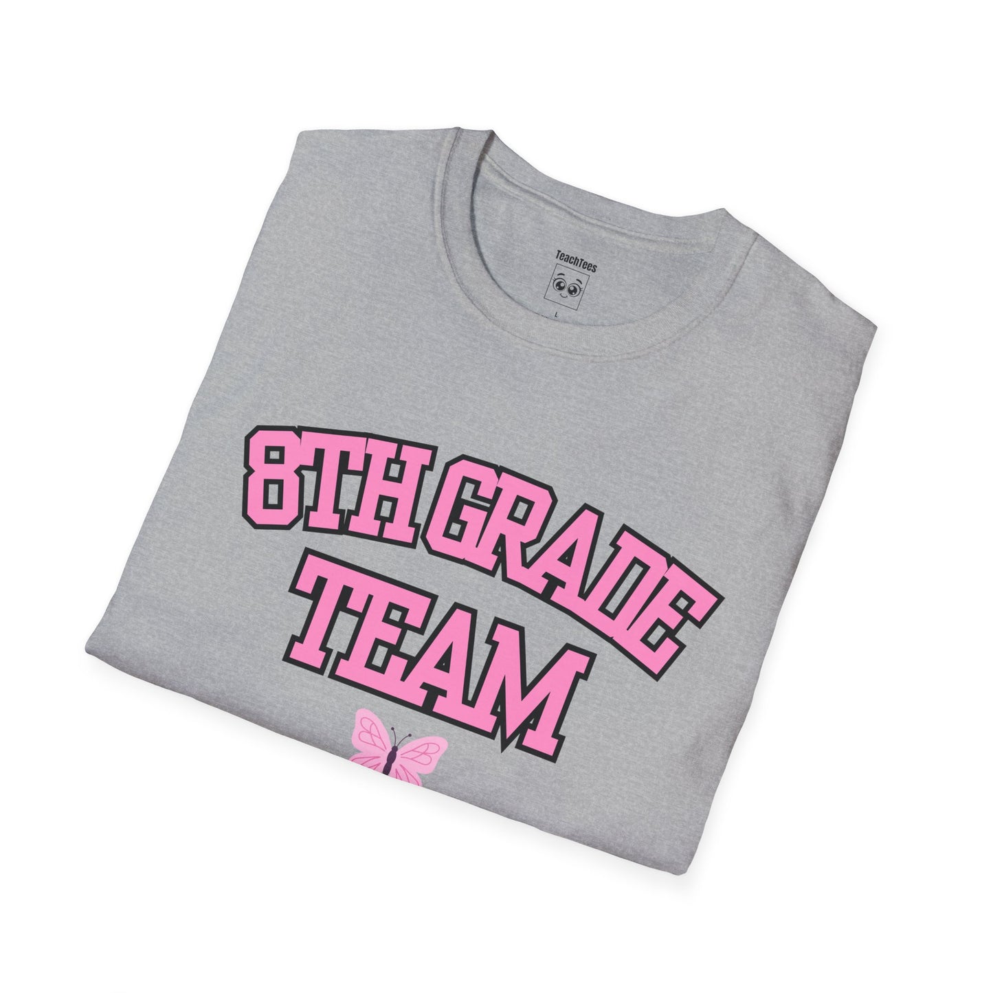 8th Grade Team 2026-2027 Pink Tee