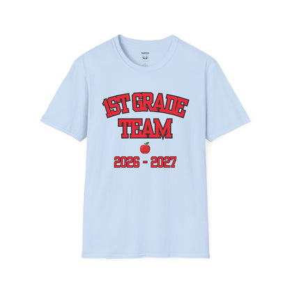 1st Grade Team 2026–2027 Red Tee
