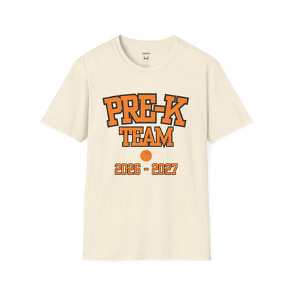 Pre-K Team 2026–2027 Orange Tee