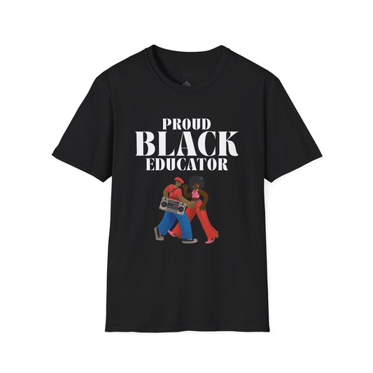 Proud Black Educator Dark Tee 2