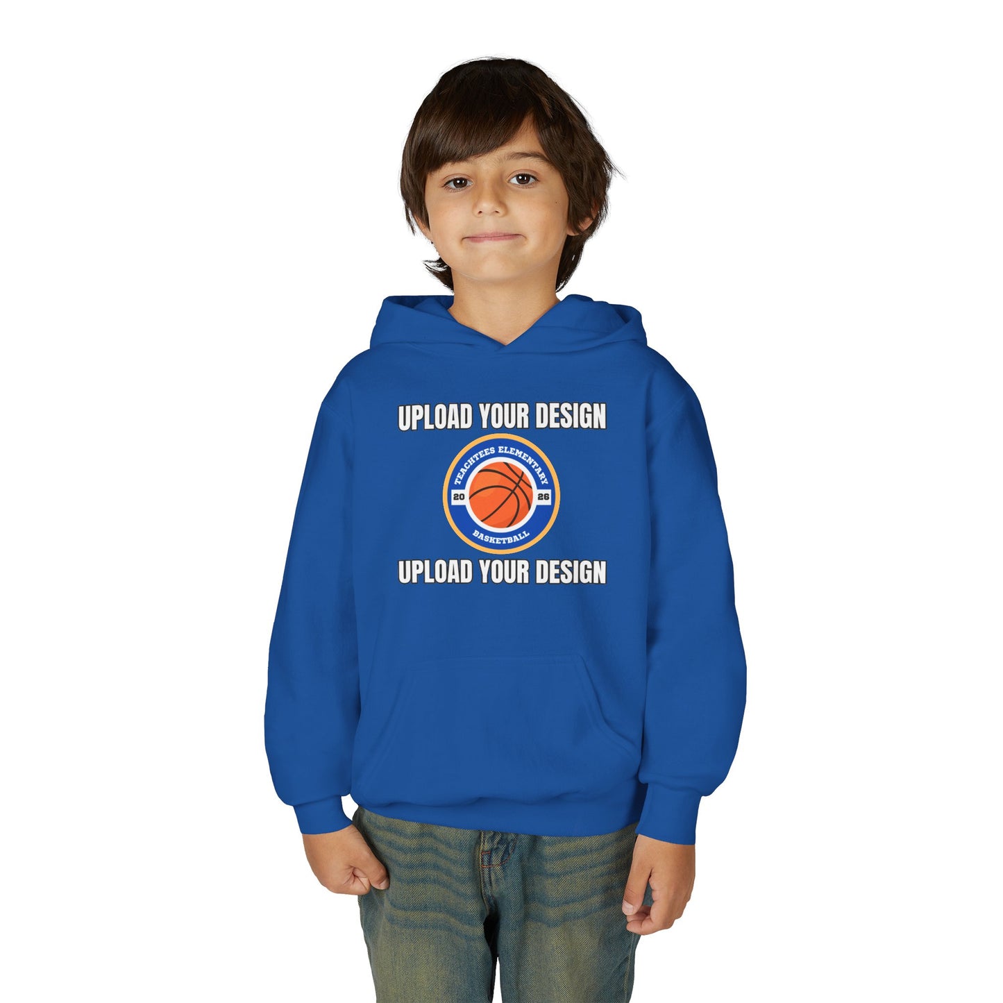 Customizable Youth Pullover Hoodie