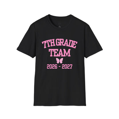 7th Grade Team 2026–2027 Pink Tee