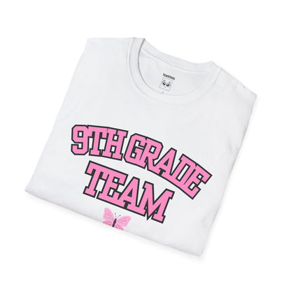 9th Grade Team 2026-2027 Pink Tee