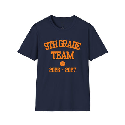 9th Grade Team 2026–2027 Orange Tee
