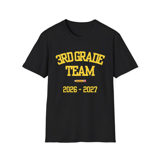 3rd Grade Team 2026–2027 Yellow Tee