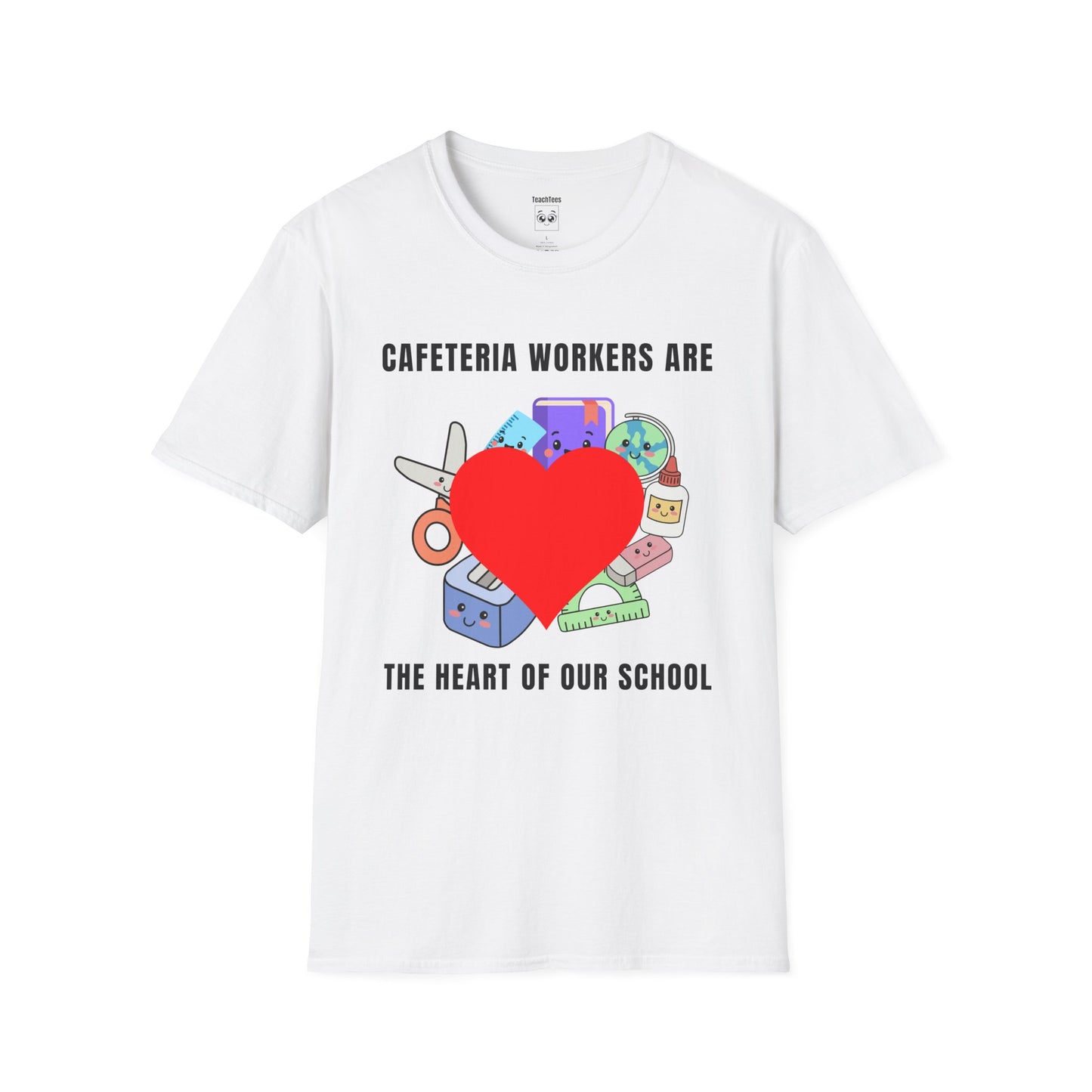 Cafeteria Worker Appreciation Heart Tee