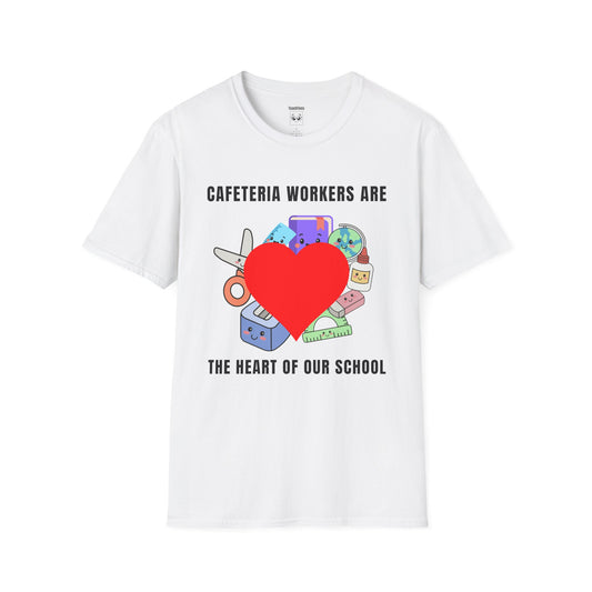 Cafeteria Worker Appreciation Heart Tee