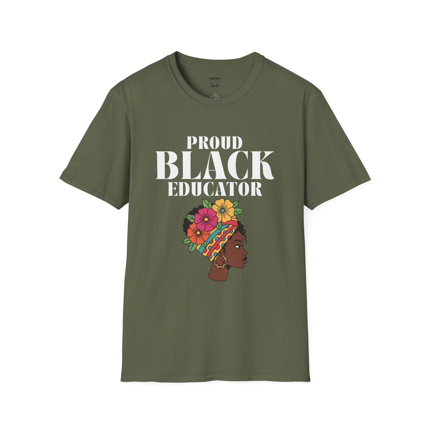 Proud Black Educator Dark Tee 1