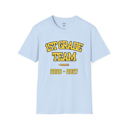 1st Grade Team  2026-2027 Yellow Tee