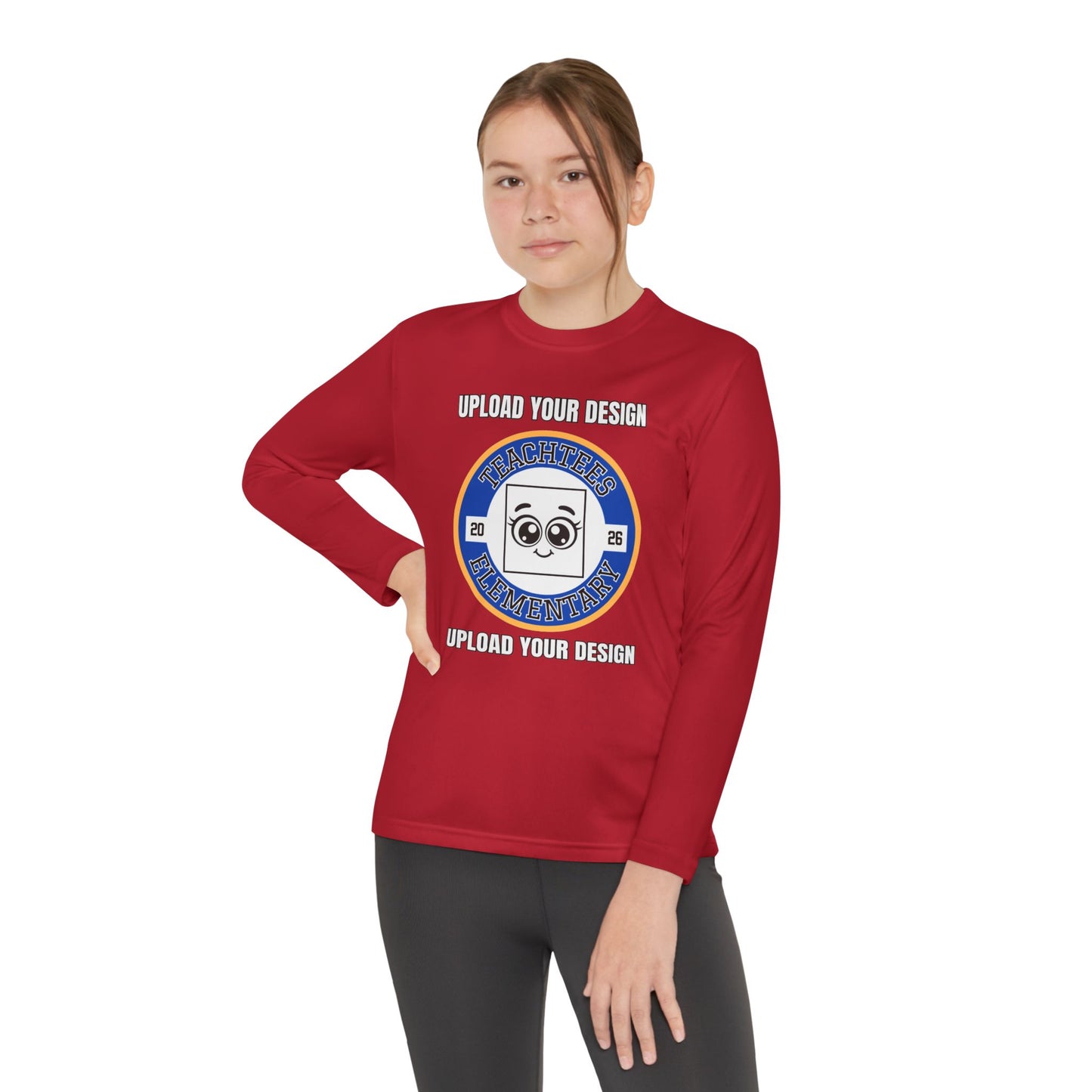 Customizable Long Sleeve Youth Tee