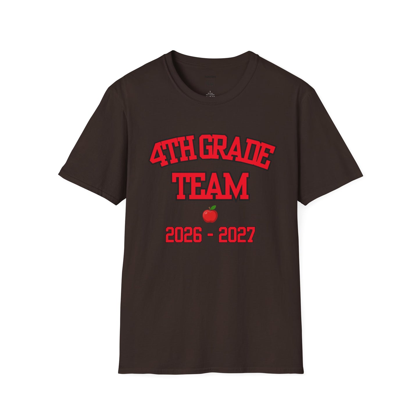 4th Grade Team 2026–2027 Red Tee