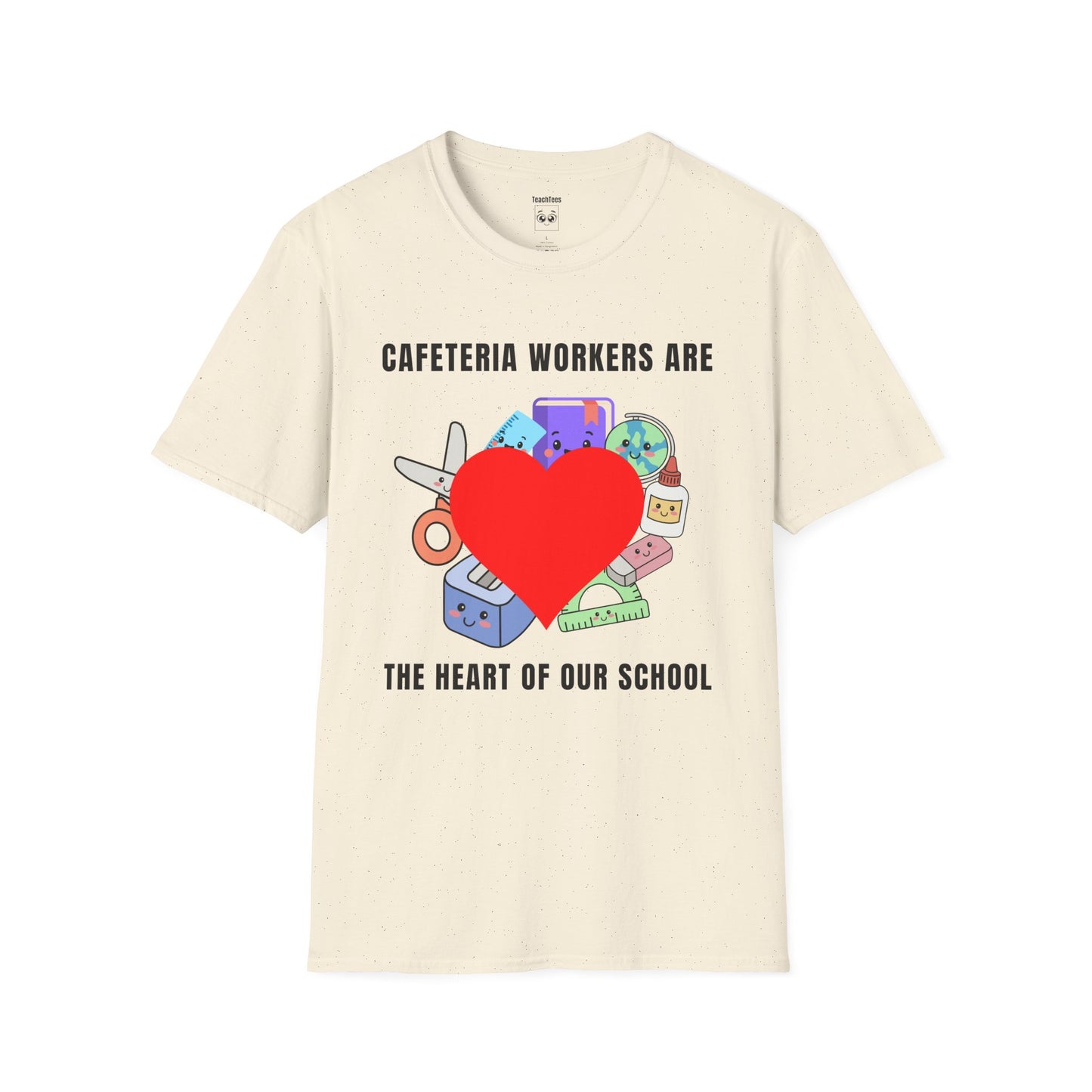 Cafeteria Worker Appreciation Heart Tee
