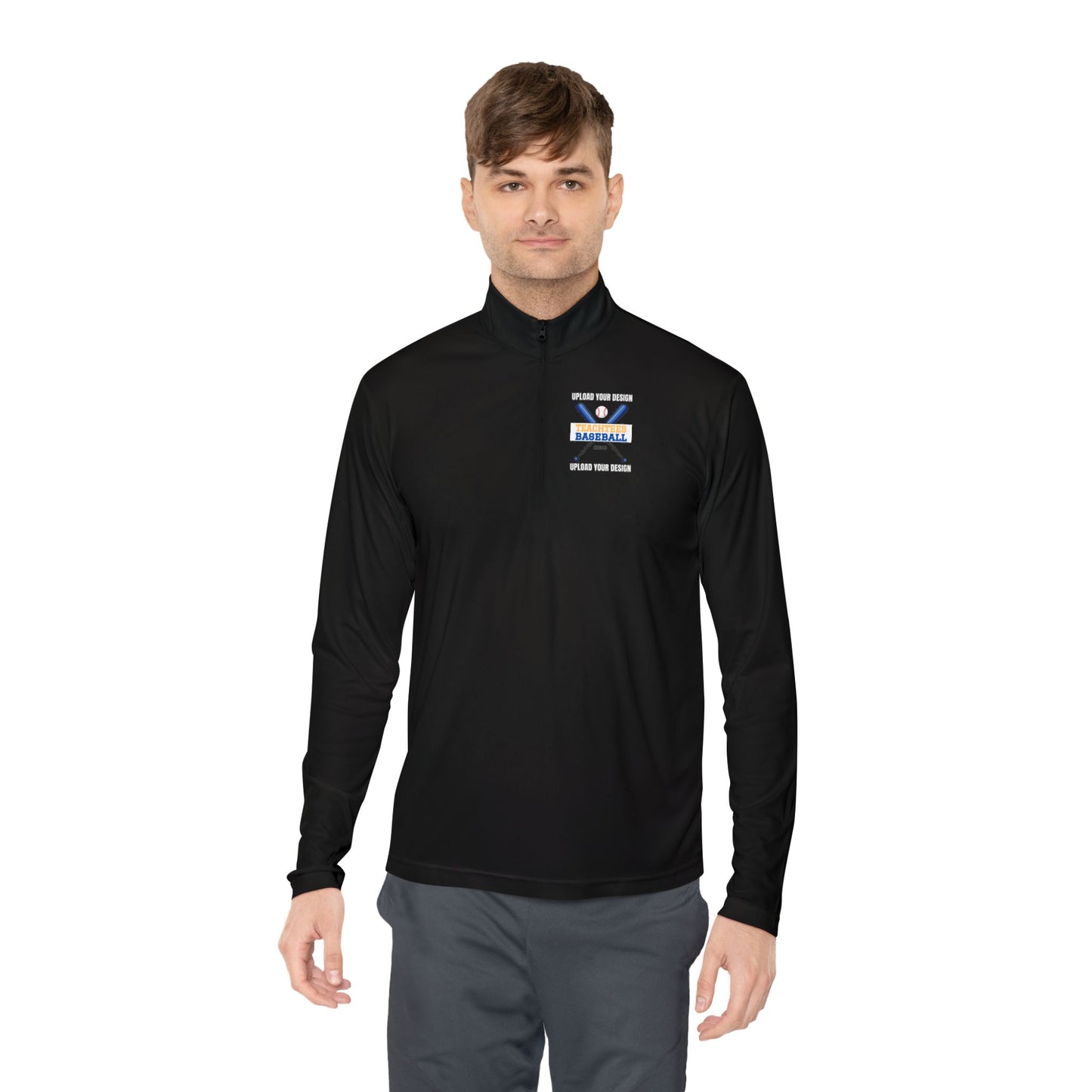 Customizable Adult Quarter-Zip Pullover