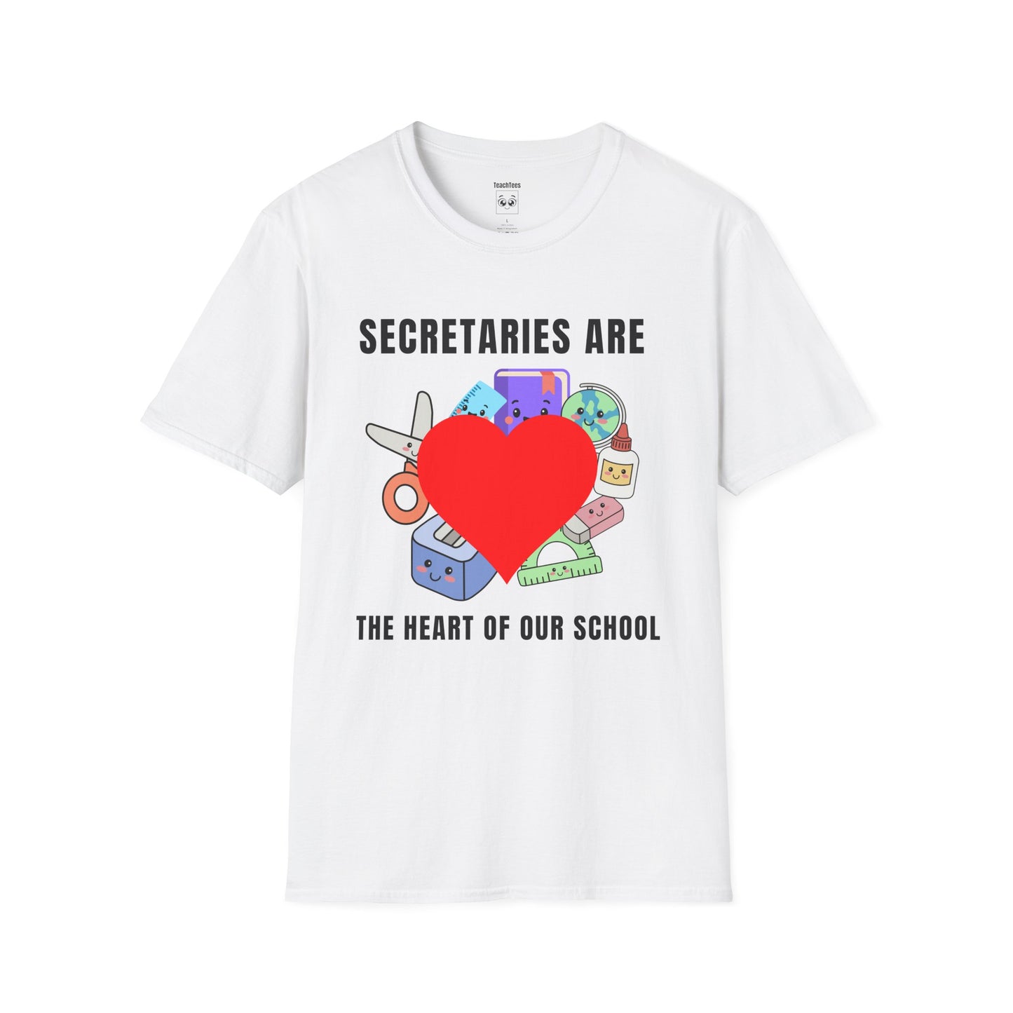 Secretary Appreciation Heart Tee