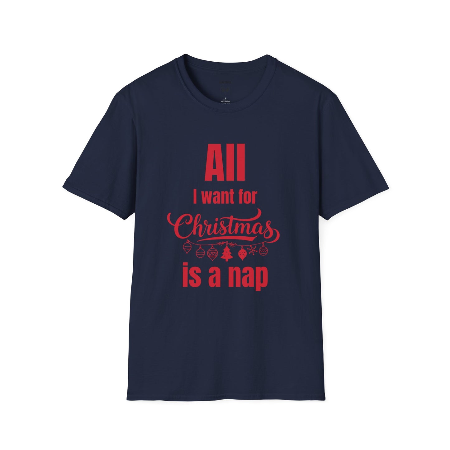 All I Want for Christmas Is a Nap Tee