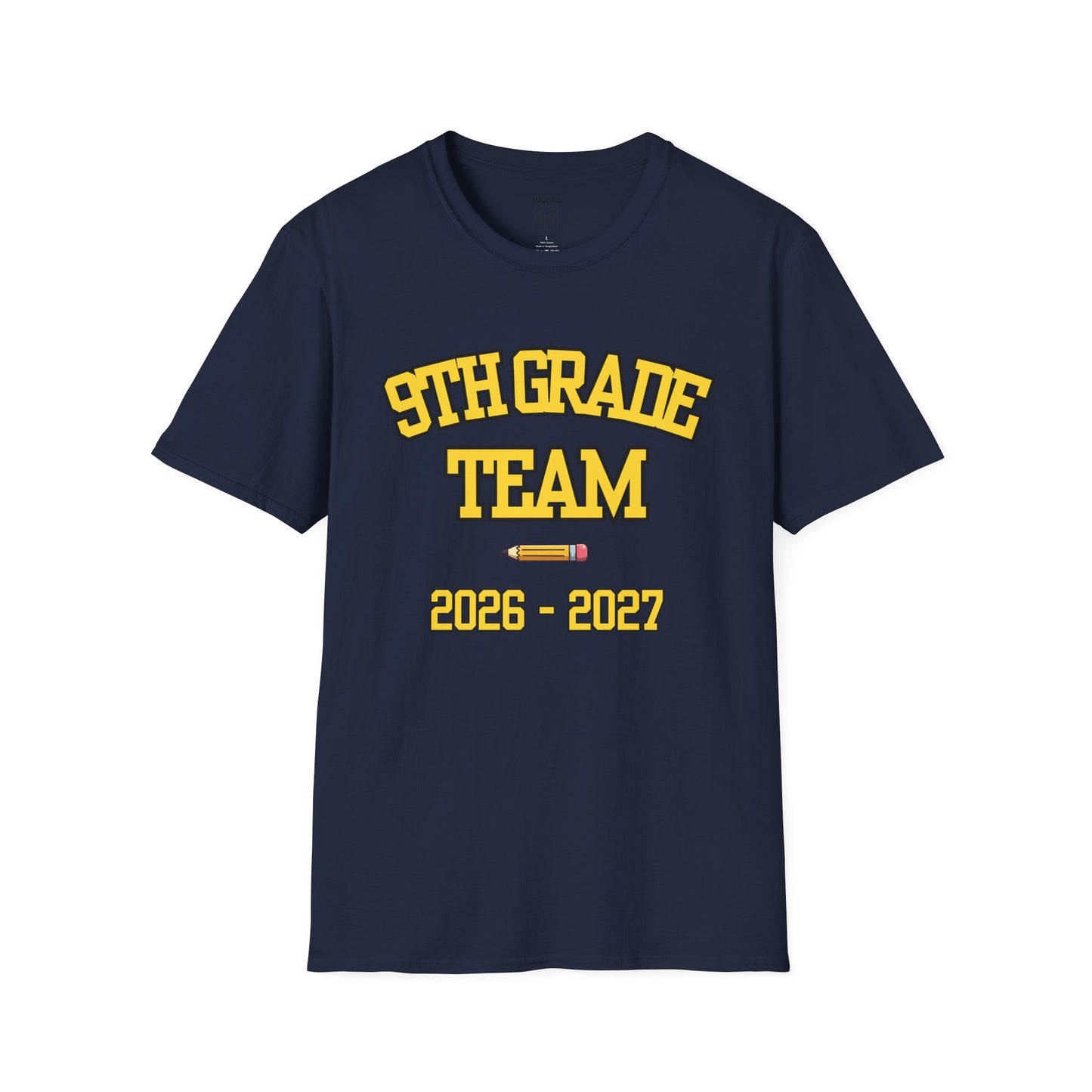 9th Grade Team 2026–2027 Yellow Tee