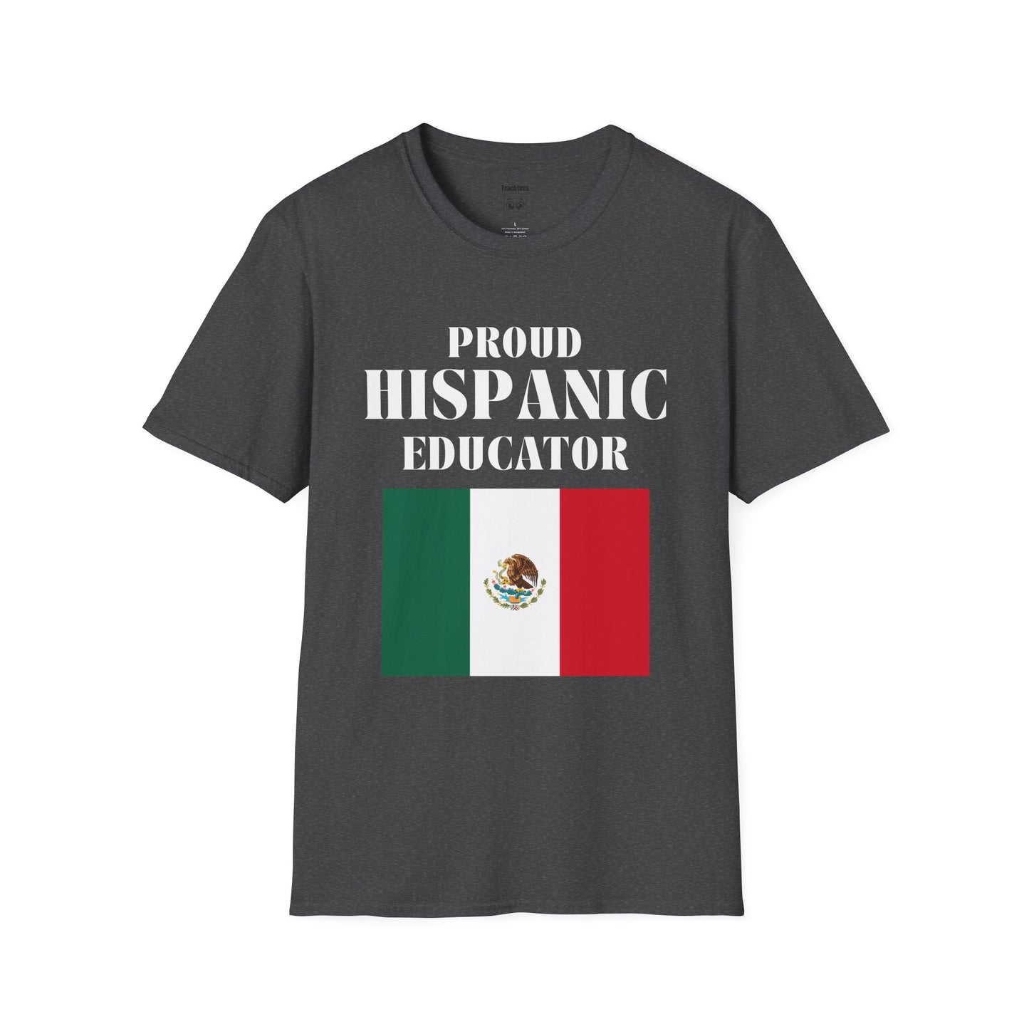 Proud Hispanic Educator Dark Tee 2