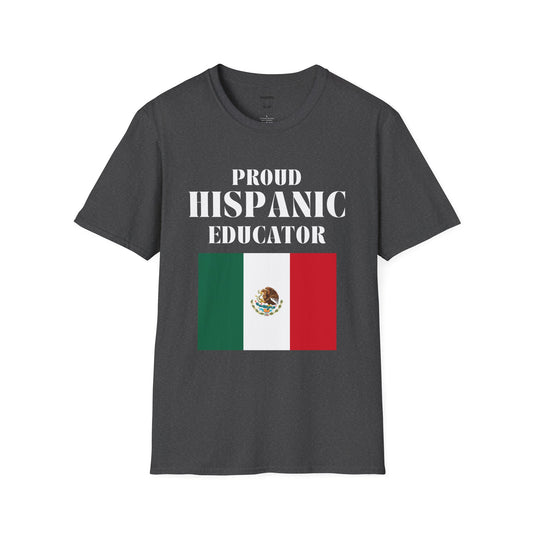 Proud Hispanic Educator Dark Tee 2
