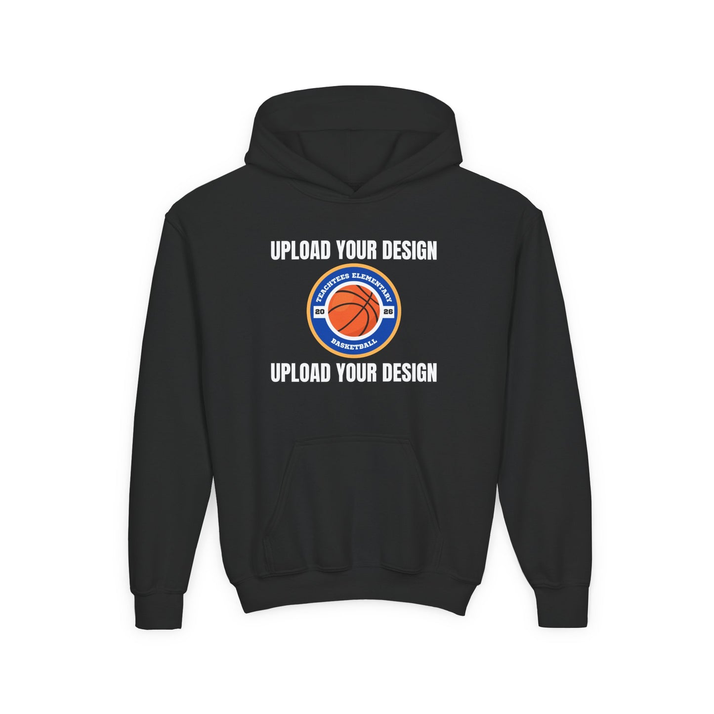 Customizable Youth Pullover Hoodie